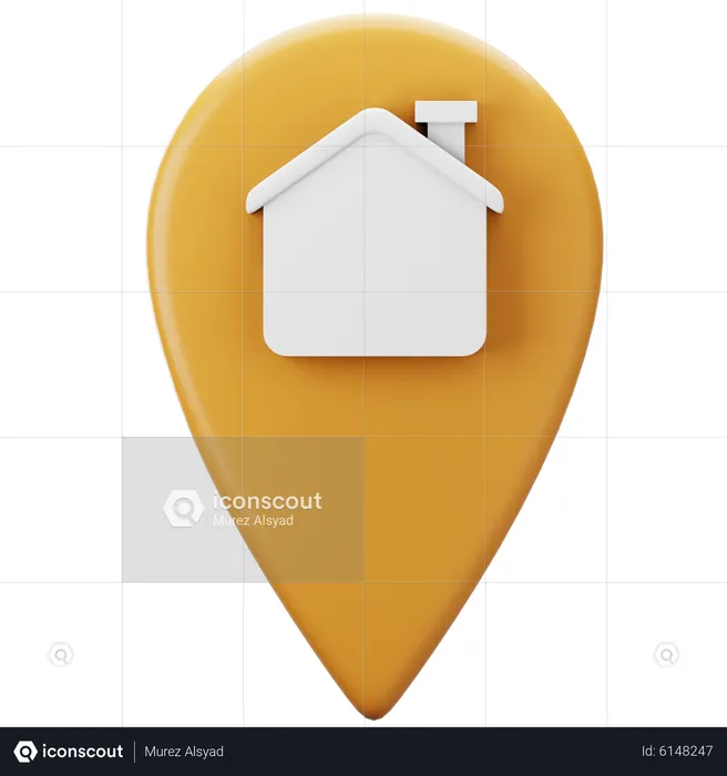 Localização da propriedade  3D Icon