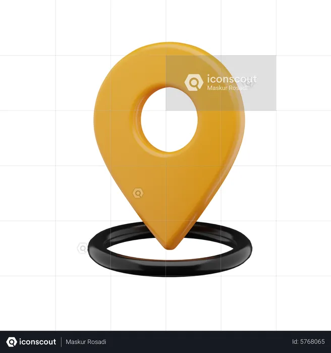 Location  3D Icon