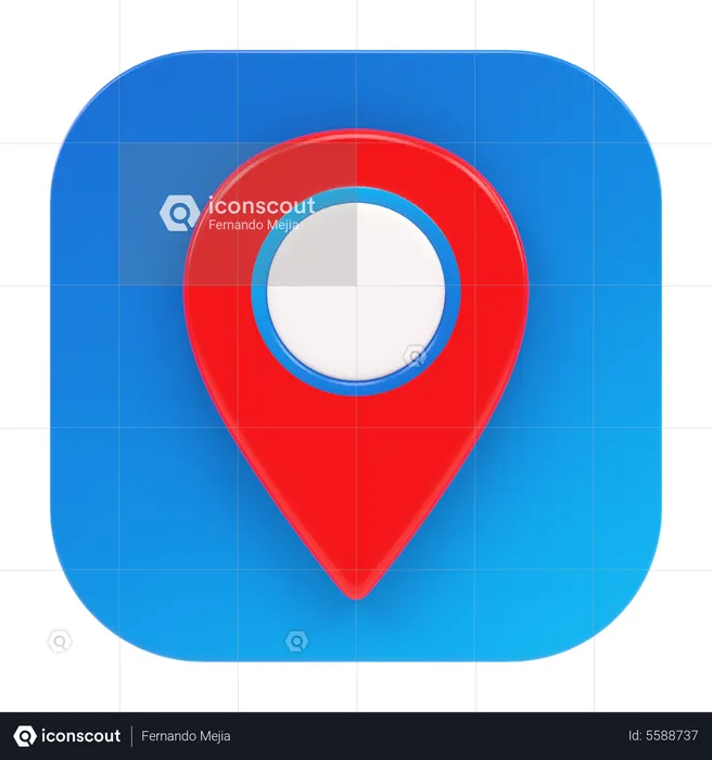 Location  3D Icon