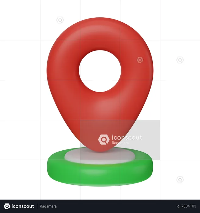 Location  3D Icon