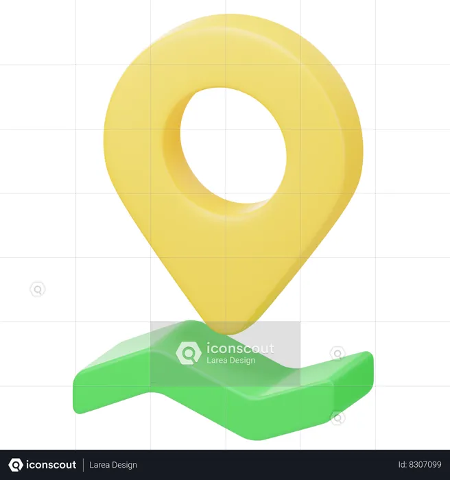 Location  3D Icon