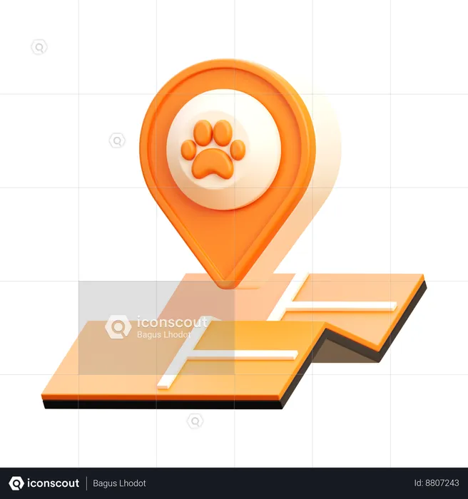 Location  3D Icon