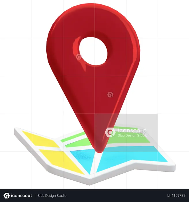 Location  3D Icon