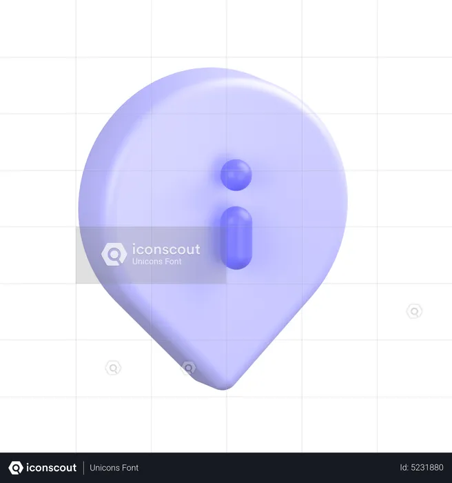 位置情報  3D Icon