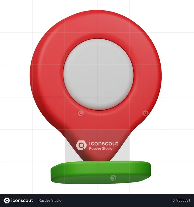 Location Pin  3D Icon