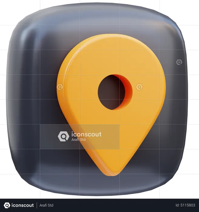 Location Pin  3D Icon