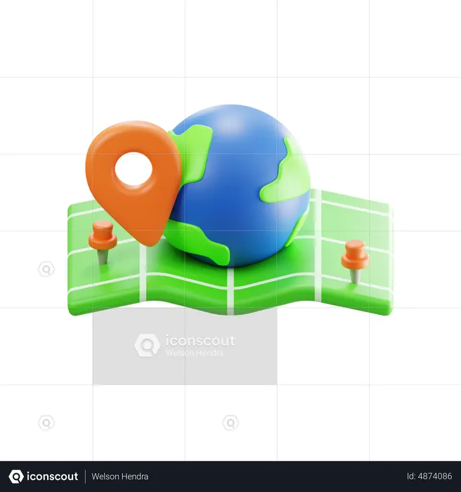 Location Pin  3D Icon