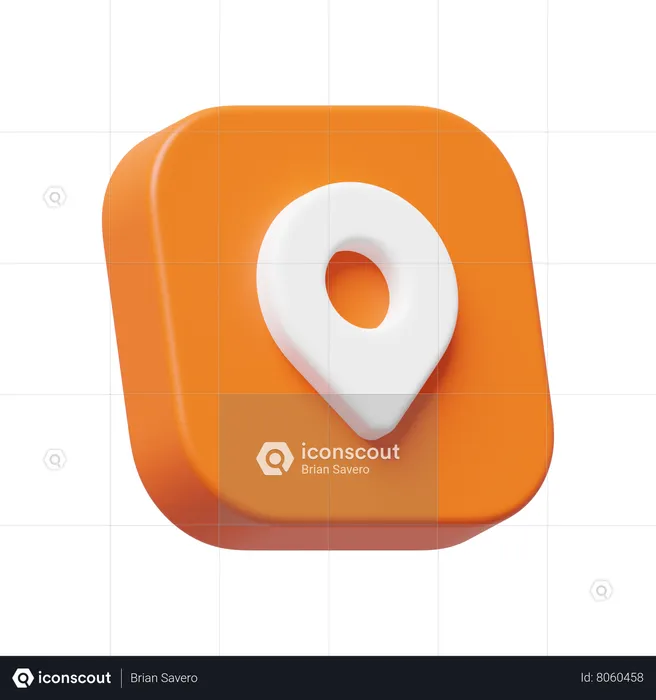 Location Pin  3D Icon