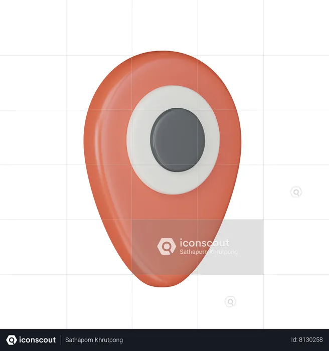 Location Pin  3D Icon