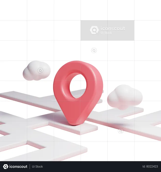 Location Pin  3D Icon