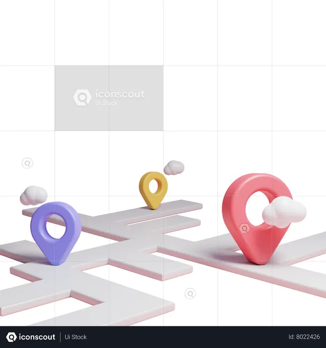 Location Pin  3D Icon