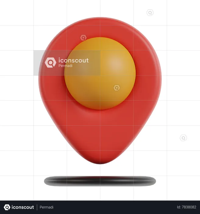 Location Pin  3D Icon