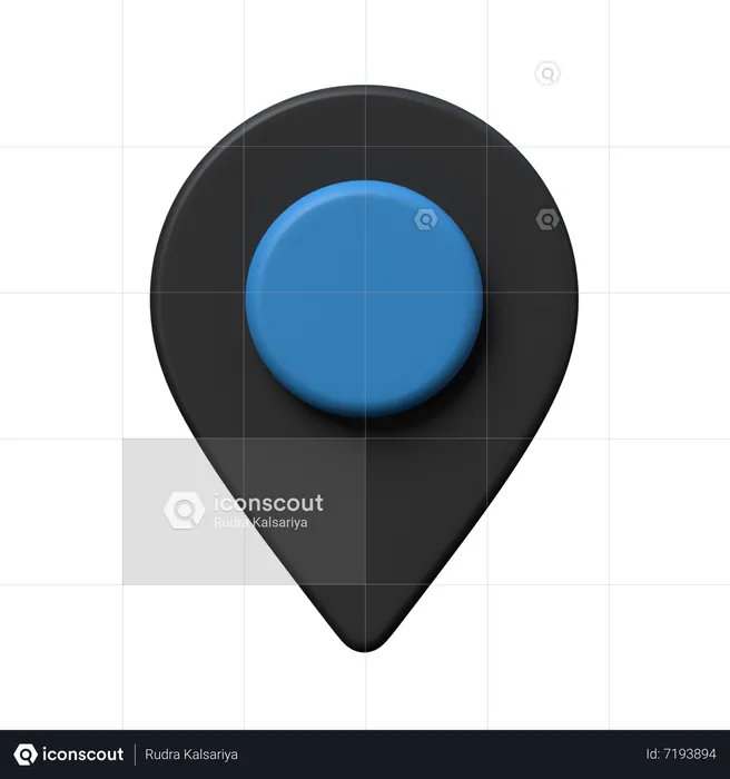 Location Pin  3D Icon