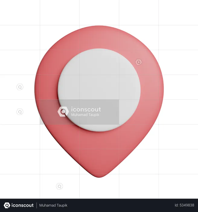 Location Pin  3D Icon