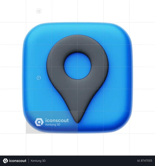 Location Pin  3D Icon