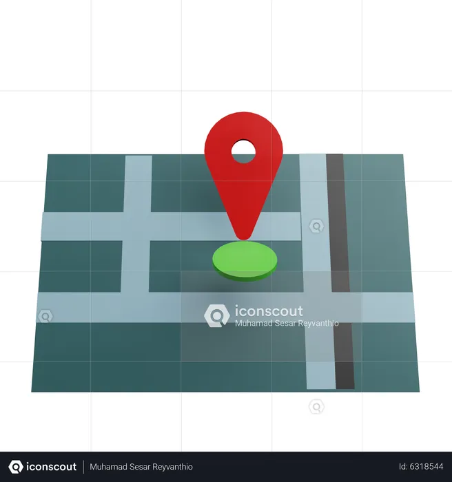 Location Pin  3D Icon