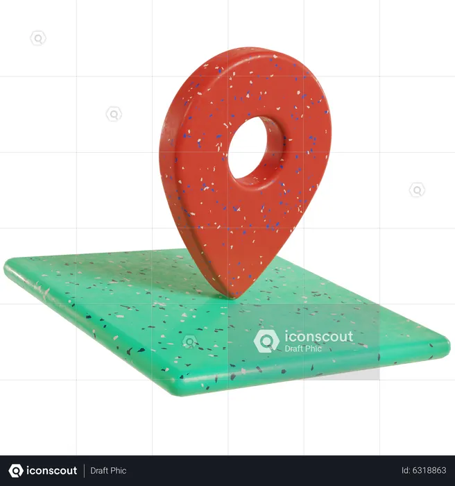 Location Pin  3D Icon