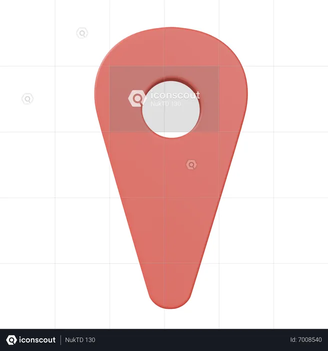 Location Pin  3D Icon