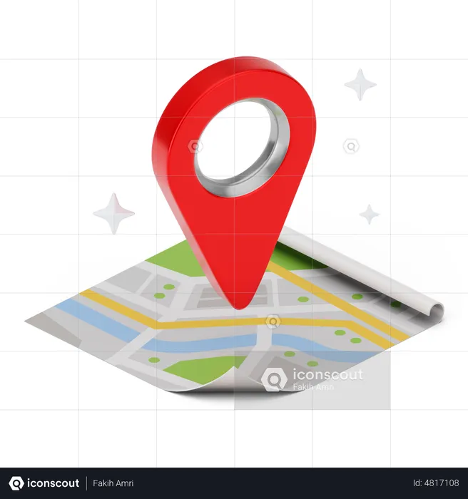 Location Pin  3D Icon