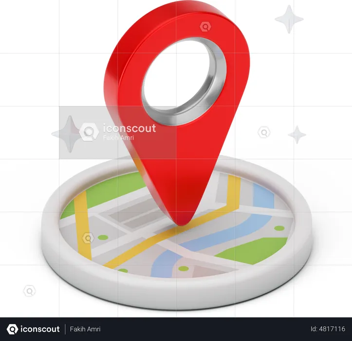 Location Pin  3D Icon