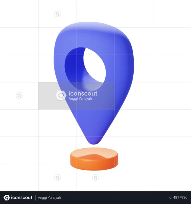 Location Pin  3D Icon