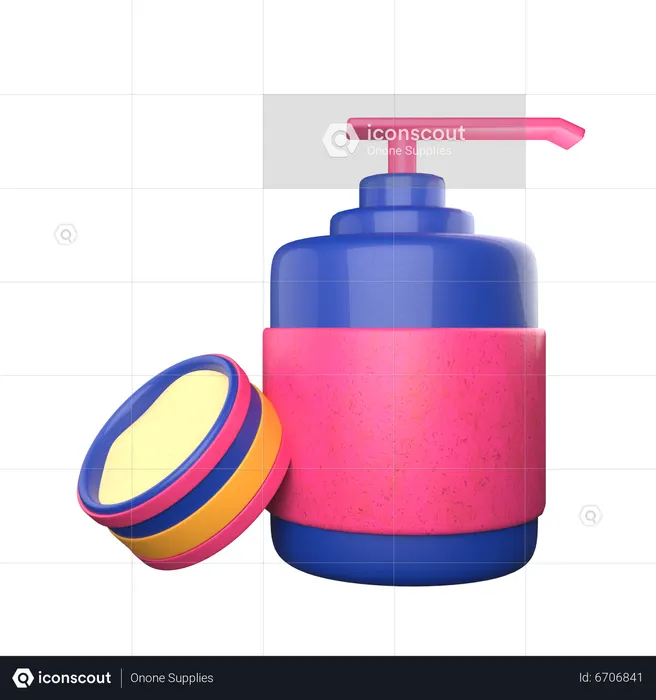 Loción corporal  3D Icon