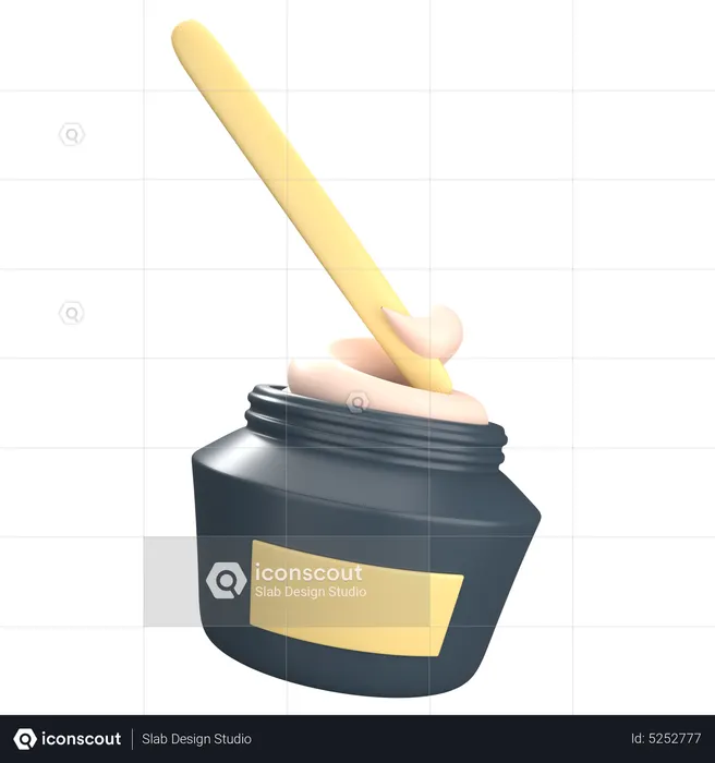 Crema loción  3D Icon