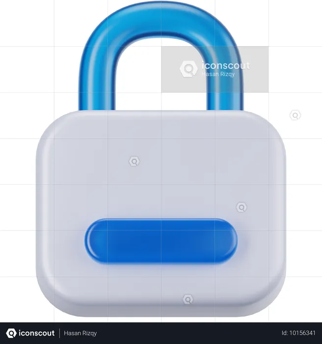 Lock  3D Icon