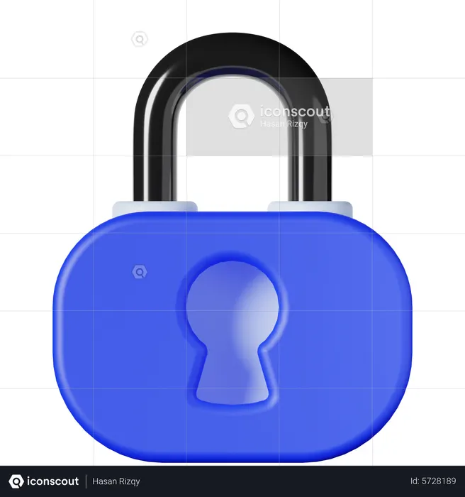 Lock  3D Icon