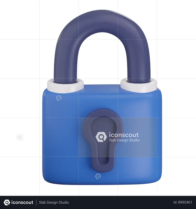 Lock  3D Icon