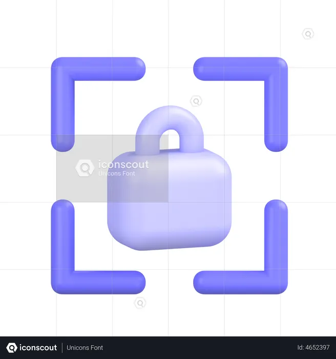 Lock  3D Icon