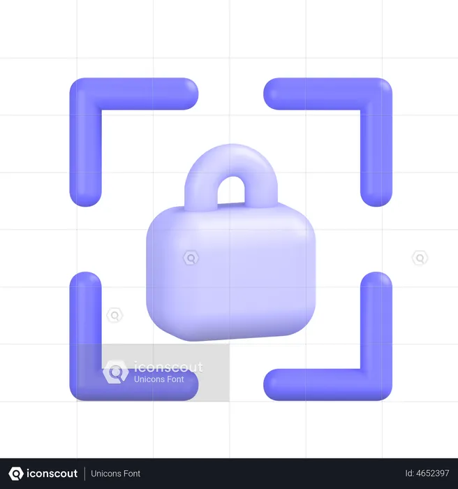 Lock  3D Icon