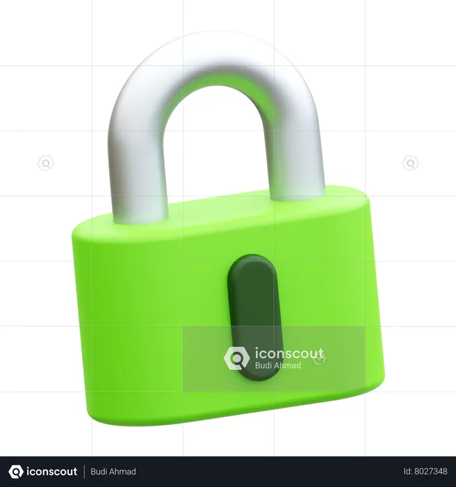 Lock  3D Icon