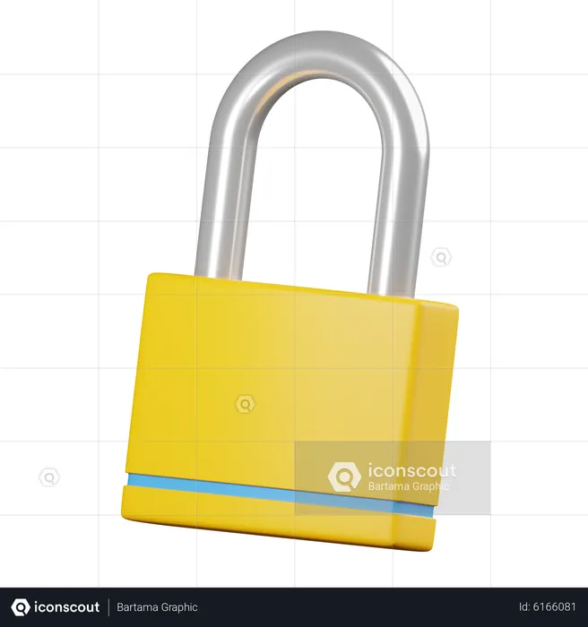 Lock  3D Icon