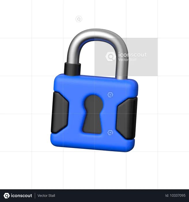 Lock  3D Icon