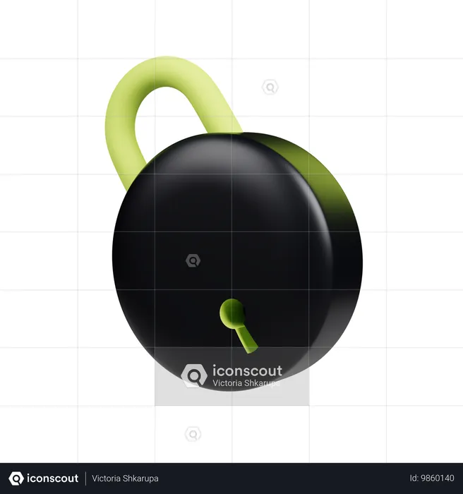 Lock  3D Icon