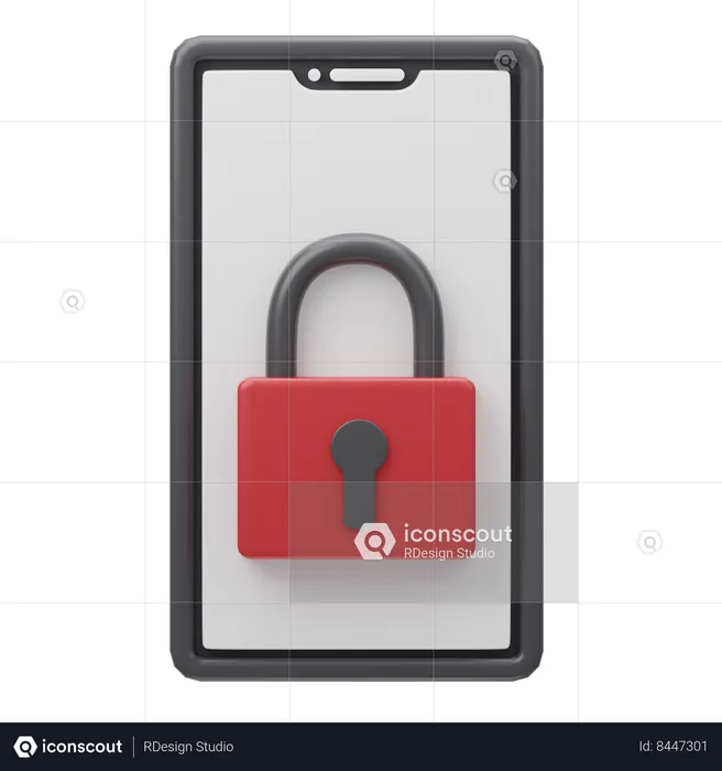 Lock  3D Icon