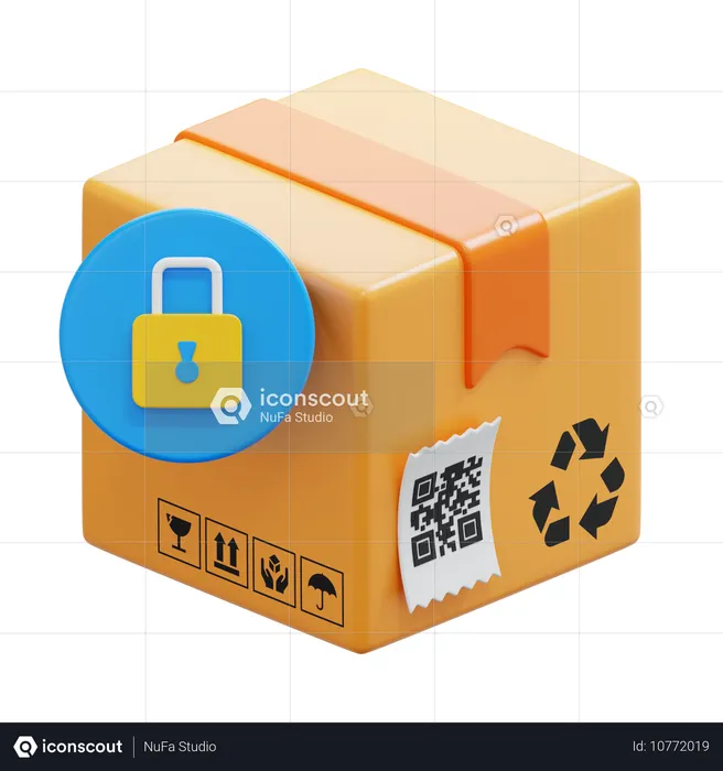 Lock Box  3D Icon