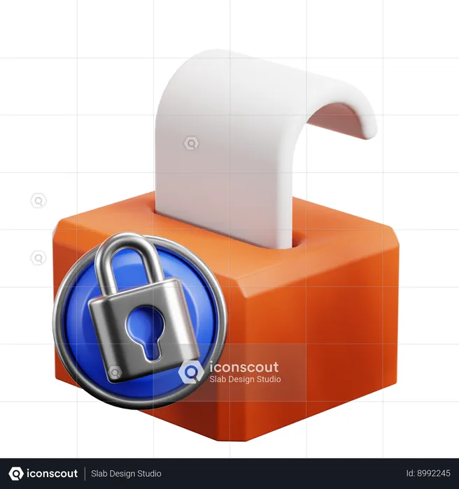 Locked  3D Icon