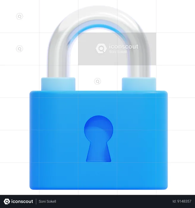 Locked  3D Icon