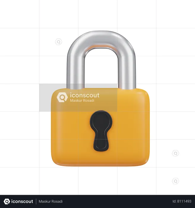 Locked  3D Icon