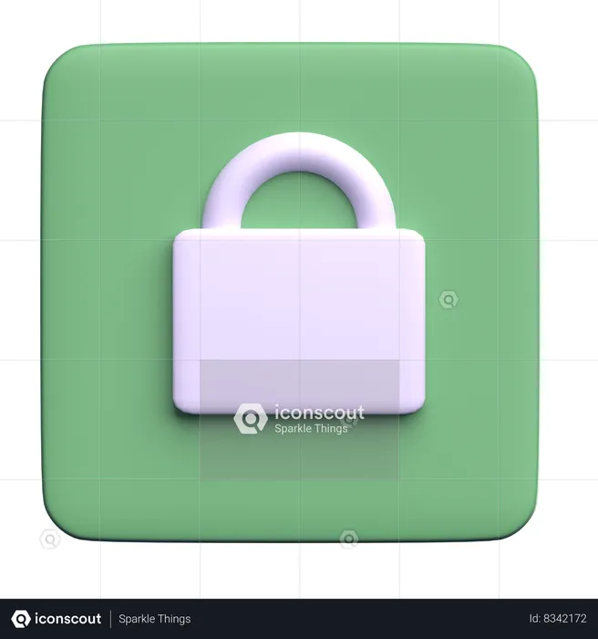 Locked  3D Icon