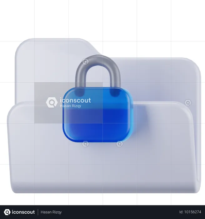 Locked Folder  3D Icon