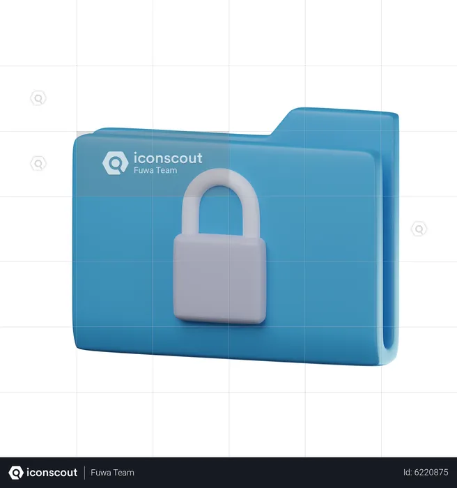 Locked Folder  3D Icon