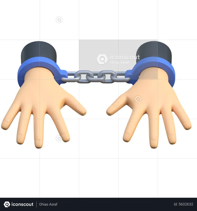Locked Hand  3D Icon