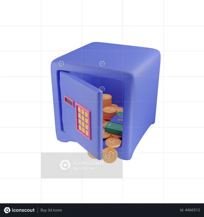 Locker  3D Illustration