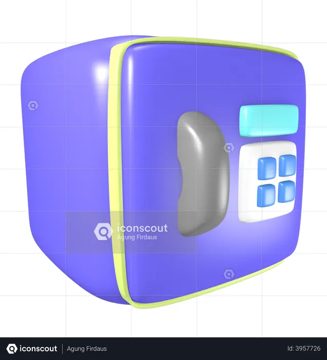 Locker  3D Illustration