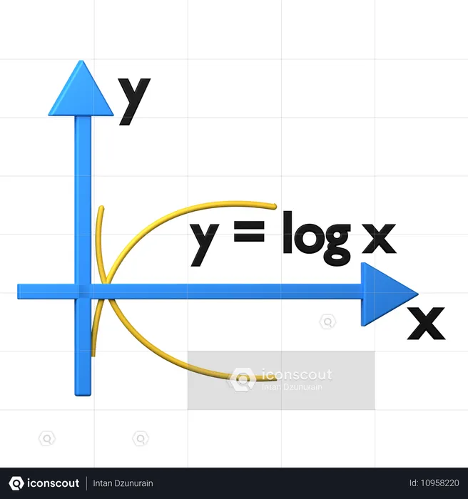 Logarithm  3D Icon