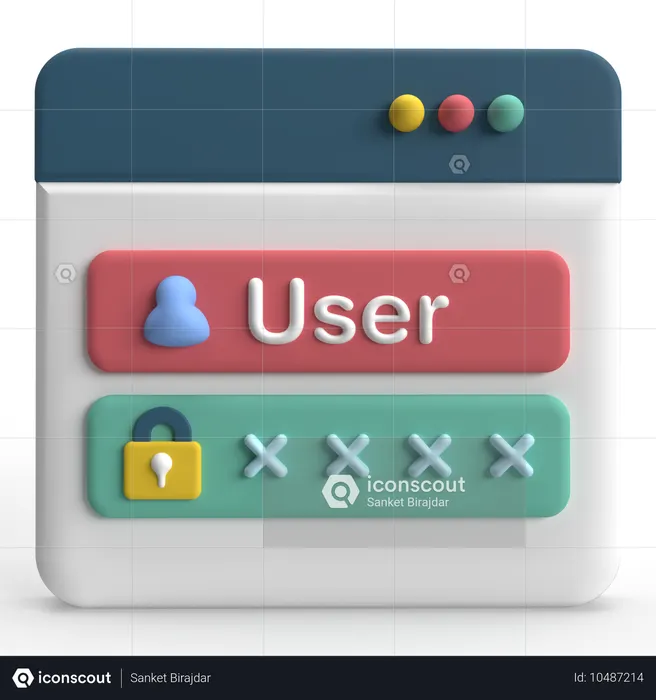 Conecte-se  3D Icon