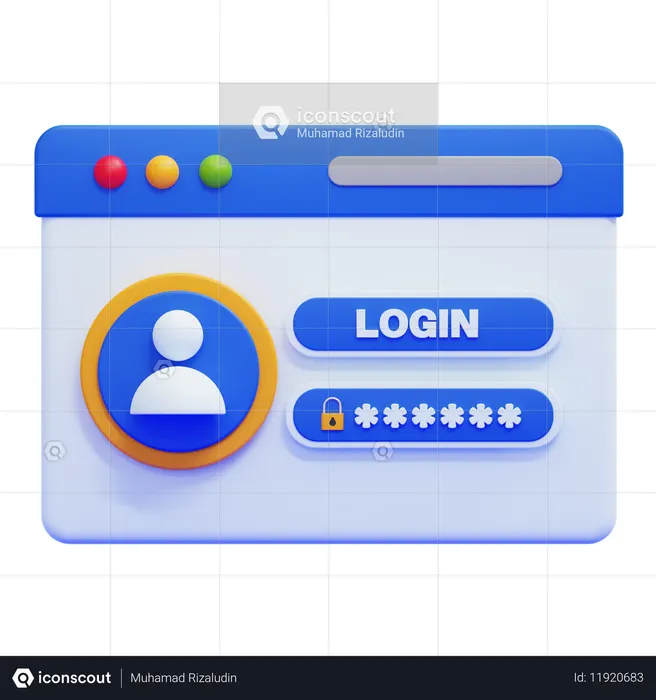 Conecte-se  3D Icon